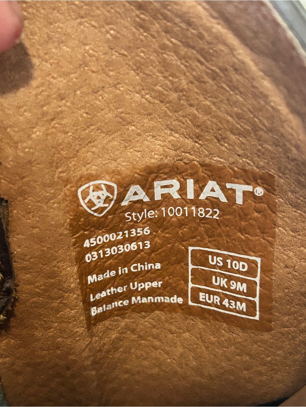 Ariat Men's Hybrid Rancher Western Boots US 10D - Picture 9 of 9